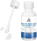 White Paint Multi Surface Semi-Gloss White Touch Up Paint Repair for Wall,Door,Cabinets,Wood,Furniture, Appliance,Tile,Porcelain,Touch Up Paint Pen for Refrigerators,Washers,Dishwashers,Microwave,Oven