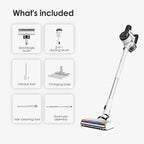 Tineco Pure ONE S15 Essentials Cordless Vacuum Cleaner, Stick Vacuum Rechargeable with Anti-Tangle Brush, LED Headlights for Hard Floor, Pet Hair & Home Cleaning