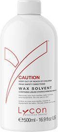 Lycon Wax Solvent, Post Wax Remover Oil and Pot Cleaner, Suitable for Use on Carpet, Clothing, Furniture and More, 500ml
