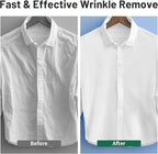 Steamer for Clothes, Handheld Clothes Steamer and Garment Wrinkle Remover, 15s Fast Heat-Up, Foldable, 120V/220V Dual Voltage for Worldwide Travel