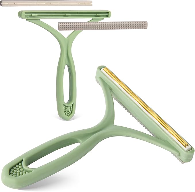 3 in 1 Lint Remover,Pet Hair Remover, Dog Cat Hair Remover,Carpet Rake,Lint Brush,Lint Shaver for Carpets, Multi Fabric Edge and Carpet Rake,Car Mat,Couch,Pet Bed,Furniture & Rug(1 PC)