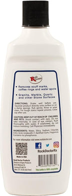 Rock Doctor Spot & Ring Remover, Works on Granite, Marble, Countertop & Quartz, Hard Water Mark & Spot Remover, Remove Coffee & Scuff Mark, 14 oz. Pack of 1