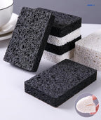 6 - Pack Non-Scratch Scrub Sponges - Sponges for Dishes and Washing Dishes, Cleaning Sponges for Kitchen Home Office, Magical 3D DIY Art and Craft Suppliers（Black&White）