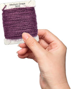 Jute Twine 15m Long Twine String for Crafts Gift Wrapping Packing Gardening Crochet Knitting Macrame Decor (Medium Grape)