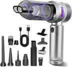 Handheld Car Vacuum Portable Cordless, 15000Pa High Power Handheld Vacuum with Brushless Motor, 4 in 1 Vacuum Cleaner Air Duster for Car Home Office Pet Hair Keyboard