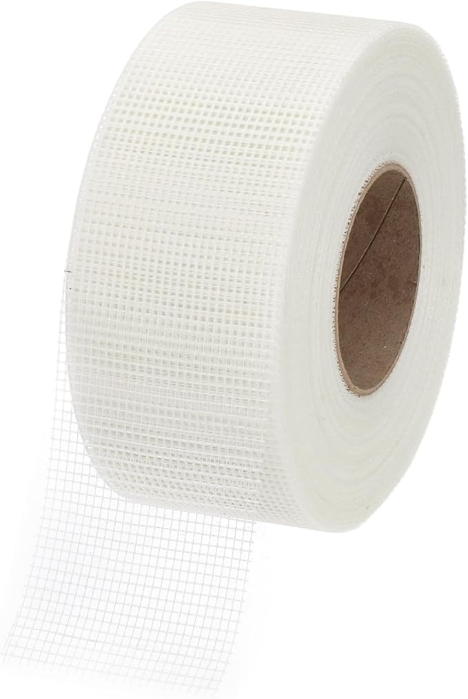 PATIKIL Drywall Repair Mesh Tape, 3 inch x 328 ft Fiberglass Repair Patch Self-Adhesive Dry Wall Joint Tape 9 Mesh Wall Hole Crack and Seam Patch, White