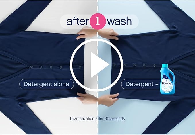 Downy Ultra Laundry Fabric Softener Liquid, Cool Cotton Scent, 103 Fl Oz, 120 Total Loads, Packaging May Vary