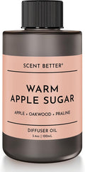 Scent Better Warm Apple Sugar Aroma Essential Oil Blend: an Aromatherapy Blend of Apple, Oakwood, and Praline for Ultrasonic Diffusers & Nebulizers (3.3 Fl Oz, 100 mL)