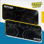 Cerama Bryte Removes Tough Stains Cooktop and Stove Top Cleaner for Glass - Ceramic Surfaces, 1-28 oz