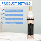 Qunclay 6 Pack Compatible with Moen 1222 Replacement Cartridge Kit One-handle Positemp Faucets Tub Bathtub Shower Cartridge Replacement Tool Brass and Plastic Shower Part