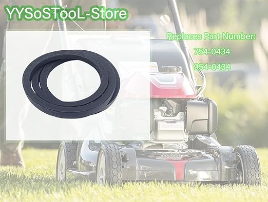 954-0434 Lawn Mower Drive Belt Compatible with MTD Cub Cadet Tillers RT60 RT65 RT65E RT65ES RT65H RTS50 FT24 RB-550 754-0434 Mower (1/2" X 58")