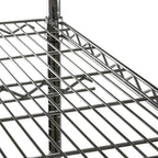 Shelving Inc. 12" d x 30" w Chrome Wire Shelving with 2 Tier Shelves, Weight Capacity 800lbs Per Shelf