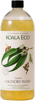 Koala Eco Laundry Wash - with Australian Lemon Scented Eucalyptus & Rosemary Essential Oil - 33.8oz