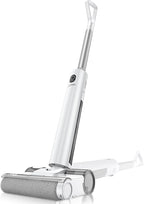 JONR S20 Pro FlexReach Wet Dry Vacuum Cleaner, 180° Lie-Flat Cordless Vacuum Mop All-in-One for Hard Floors, Floor Cleaner Machine with Self Propelled, 0.1Inch Edge Cleaning, One-Step Cleaning, White