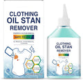 Oil and Stain Remover for Clothes, 8 FL OZ, Gentle Fabric Cleaner, Quick and Easy Grease Removal, Fabric Stain Remover For Cooking, Engine, Dried Oil And Grease Stains, Safe for All Fabric Types