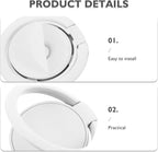 8pcs Wall Mounted Sunglass Holder - 180° Folding Eyewear Storage Organizer - Adhesive Glasses Holder for Home Office Car Driver Workshop White