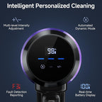 Cordless Vacuum Cleaner, 550W/50Kpa/70Mins Vacuum Cleaners for Home with Smart Auto Mode/LED Touch Display, Self-Standing Cordless Stick Vacuum Rechargeable, Vacuum Cleaner for Pet Hair/Carpet/Floors