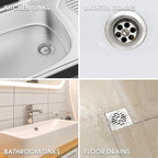 Bio-Flow Drain Strips - 48 Strips | Drain Cleaner & Odor Remover Drain Sticks