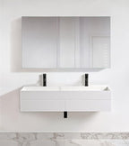 Krugg Medicine Cabinet | Recess or Surface Mount | Blum Hinge 170 Degree Soft Close| (60"x36")
