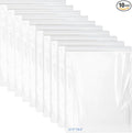 Palksky Oven Rack Cleaning Bags, 27.5''*19.6'' Heavy Duty No Scrub Oven Rack Cleaning Bags, Reusable Leak-Resistant PE Bags for Deep Soaking Grill Grates, BBQ Racks, No Cleaner Included, 10 Pack