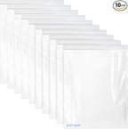 Palksky Oven Rack Cleaning Bags, 27.5''*19.6'' Heavy Duty No Scrub Oven Rack Cleaning Bags, Reusable Leak-Resistant PE Bags for Deep Soaking Grill Grates, BBQ Racks, No Cleaner Included, 10 Pack