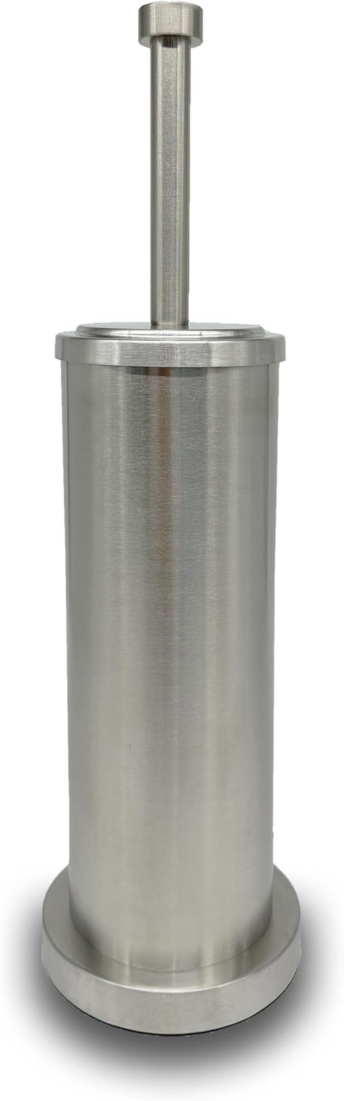 Brushed Nickel Toilet Bowl Brush with Holder, Durable Bathroom Cleaning Tool, Modern Design for Easy Toilet Maintenance, Bathroom Cleaner Brush for Efficient Cleaning and Hygiene