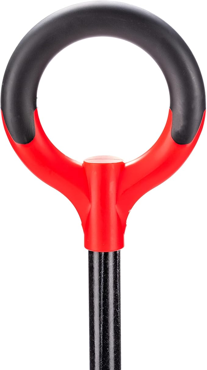 Radius Garden 25111 Pro-Lite Ergonomic Carbon Steel Spade, Red