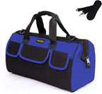 FASTECH 22in Tool Organizer With Adjustable Shoulder Strap, Waterproof Heavy Duty Bag For Men/Women, Wide Mouth For Screwdrivers, Pliers, Nut Drivers