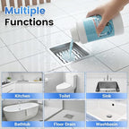 Drain Cleaner Powder, Powerful Sink Cleaner Powder Fast Foaming for Kitchen Toilet Pipeline Quick Cleaning Tool (2 Pcs)