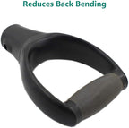 Shovel D Grip Handles,ULIFESTAR D Shaped Snow Shovel Replacement Handle,32mm/1.26'' Inner Diameter Digging Raking Tool Replacement Spade Handles for Lawn Garden Spade Fork Shovel