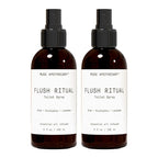 Muse Apothecary Flush Ritual - Aromatic & Refreshing Toilet Spray, Use Before You Go, 8 oz, Infused with Natural Essential Oils - Aloe + Eucalyptus + Lavender, 2 Pack