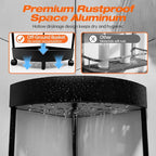 Rolling Cart with Wheels 3 Tier Bathroom Organizer Mobile Shelving Unit Utility Cart Tower Rack Multifunction Utility Storage carts, Kitchen Storage Organizer for Kitchen Laundry Narrow Places, black