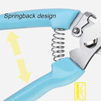 Curve Gardening Scissor with Sharp Stainless Steel Blade Garden Shears for Cutting Flowers Trimming Plants of Yard Florist Flower Rose Herb Hedge Bonsai and Fruits Picking (Green Handle)