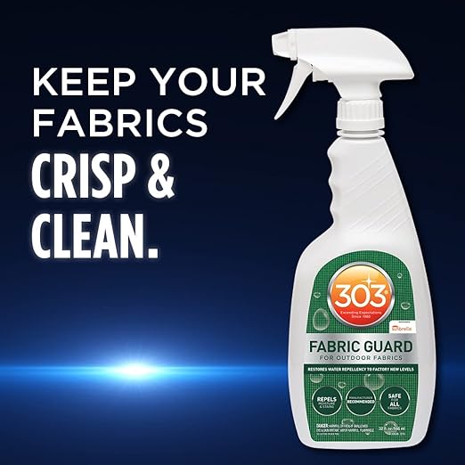 303 Fabric Guard - Restores Water and Stain Repellency To Factory New Levels, Simple and Easy To Use, Manufacturer Recommended, Safe For All Fabrics, 32oz (30606CSR)