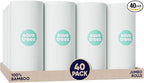 Cloud Paper Bamboo Paper Towels - 40 Rolls of Ultra Absorbent and Durable Paper Towels for Sustainable Cleaning - FSC-Certified, Plastic-Free Packaging, and Chlorine-Free Paper Towel
