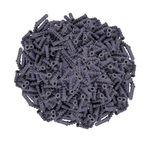 200 Pcs Premium Quality Plastic Drywall Wall Anchors (Screws No Included),Bulk Pack #6x1
