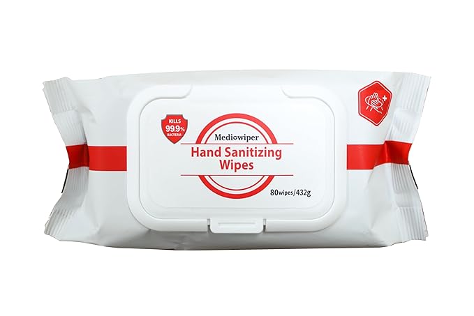 80ct Unscnted Alcohol-Free Hand Sanitizing Wipes, Wet Wipe, Hand Sanitizer (320 Wipes (80 * 4))