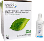 Excelsior Laundry Detergent with Stain Remover - Concentrated Liquid - Fresh Scent - Eco-Friendly, Biodegradable, Solvent, and Phosphate Free - for Standard and High-Efficiency Washers - 3 Liter Box…