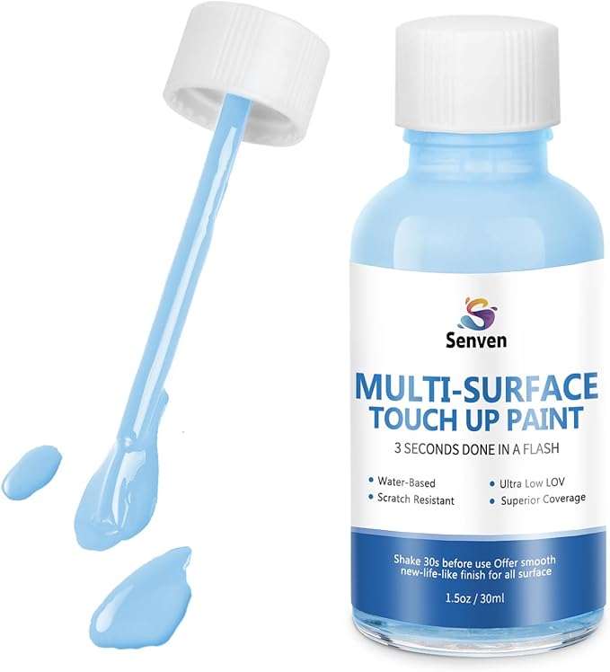 Appliance Paint Appliance Touch Up Paint High-Gloss Blue Surface Touch Up Paint Pen Scratch Repair for Appliances Refrigerator Metal Surfaces Dishwasher Dryer Microwave Washers