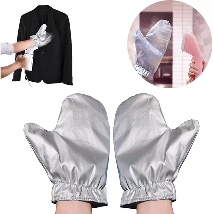 EVEME 1 Pair Garment Steamer Ironing Gloves Anti Steam Glove Heat Resistant Garment Steamer Mitt, Garment Steamer Accessories for Clothes