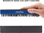 Mayouko 3PCS 1/4" Magnetic Hex Bit Holder Rack Organizer, 129 Holes, 1/4-Inch Drill Bit Holder, 3 Racks, Magnetic Bit Holder with Magnet Base for Screwdriver Bits