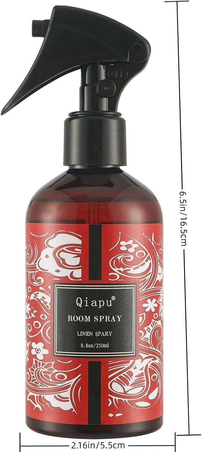 Natural Room Sandalwood Essential Oils Pillow Linen Spray for Bedding Pillows Sheets Curtains Mist and Fabric Aromatherapy Spray