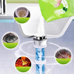 Powerful Pipe Dredging Agent - High Speed Drain Cleaner Foaming Powder, Wild Sink and Drain Cleaner Powder, Fast Foaming for Kitchen/Bathroom/Toilet Pipeline Quick Cleaning Tool (5Pcs)