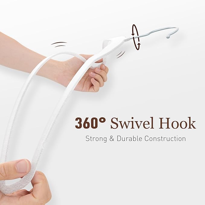 Velvet Hangers 50 Pack, Slim Non-Slip Clothes Hangers Space-Saving for Closet, Heavy Duty for Pants, Coats, Skirts, Jeans, Sweaters and More, Nylon-Flocked, White