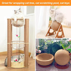 Tenn Well 6mm Jute Rope, 164 Feet Strong and Thick Twine Rope for Crafts, Gardening, Bundling, Cat Scratching Post, Home Decor, Christmas Decorations