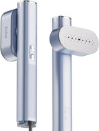 Travel Steamer for Clothes, 100-240V Dual Voltage Portable Garment Steamer, 1000W Travel Size Handheld Steamer & Iron 2 in 1 for Global & Europe Travel, Business, Home, Silver