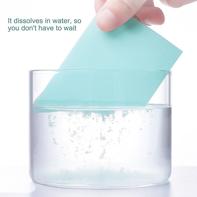 Floor Cleaning Tablets Sheets, Method Hardwood Floor Cleaner and Polish Pack of 240, Concentrate Mild Scent For RV Wall Tiles, Hardwood, Laminate Floor, Blue