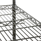 Shelving Inc. 12"d x 60"w Chrome Wire Shelving with 2 Tier Shelves, Weight Capacity 800lbs Per Shelf