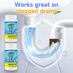 Sink Drain Cleaner, 2025 New Multi-functional Sink and Drain Cleaner Powder Cleaning, Drains Cleaner Foam Cleaner, Powerful Pipe Dredging Agent for Home Kitchen Toilet (2Pcs)
