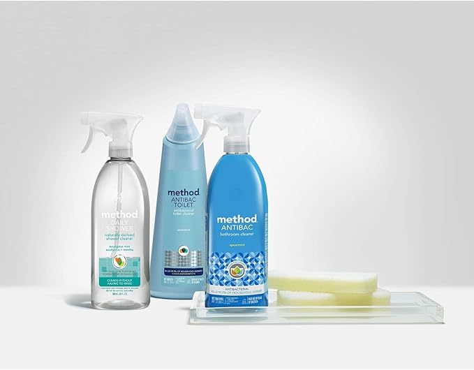 Method Bathroom Cleaner, Removes Mold + Mildew Stains, Eucalyptus Mint, 28 Fl Oz (Pack of 2)